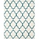 preview thumbnail 17 of 25, SAFAVIEH Kids Shag Sunje Nursery Playroom 2-inch Thick Rug 8' x 10' - Ivory/Blue - Rectangle