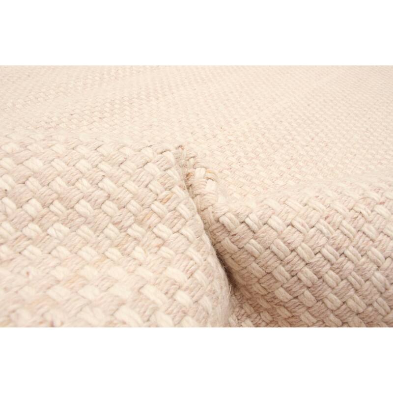 ECARPETGALLERY Hand Tufted Sienna Pink Wool Rug - 4'11 x 7'11