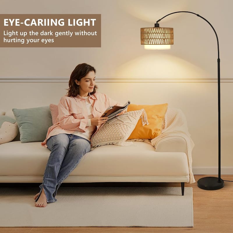 Modern LED Floor Lamp with Dimmable Bulb