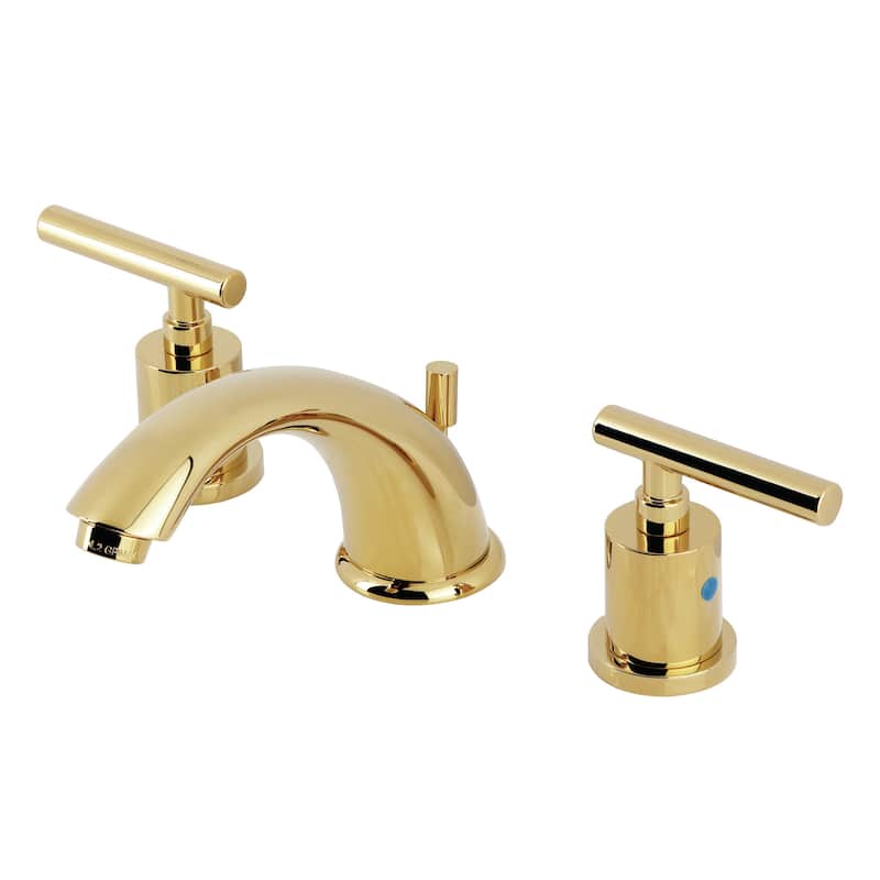 Kingston Brass KB896.CML Manhattan 1.2 GPM Widespread Bathroom Faucet - Polished Brass
