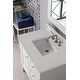 preview thumbnail 27 of 32, James Martin Vanities Palisades 36" Single Vanity, Bright White