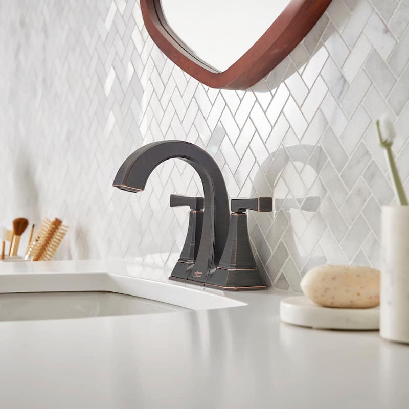 American Standard 7612.207 Crawford 1.2 GPM Centerset Bathroom Faucet