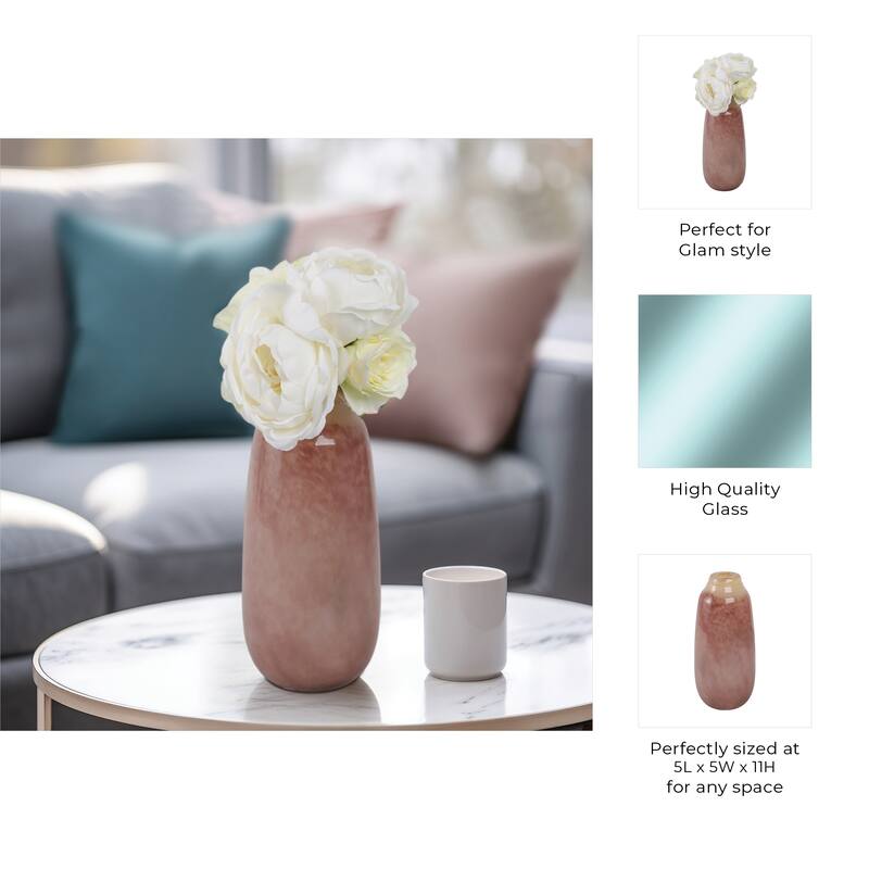 Glass Vase Sleek Silhouette Contemporary Style Elegant interiors