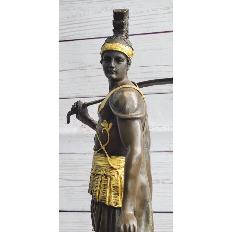 Greek Warrior Hero Odysseus Achilles Leonidas Sparta Athens Bronze Sculpture Statue