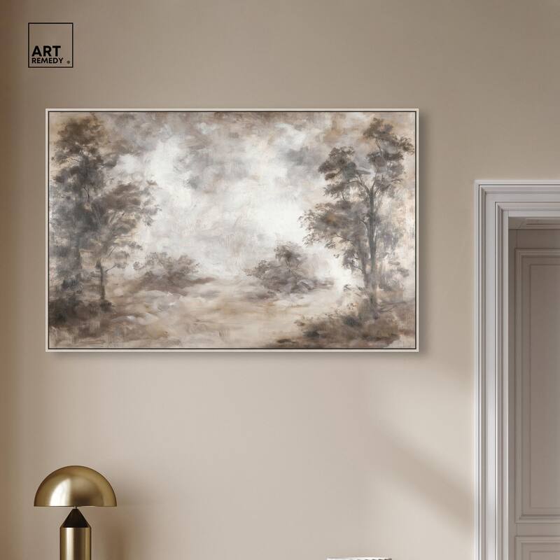 Veiled in Fog Canvas by Art Remedy