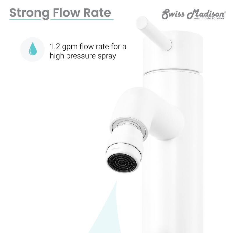 Swiss Madison SM-DF81 Ivy 2.2 GPM Single Hole Bidet Faucet with Single