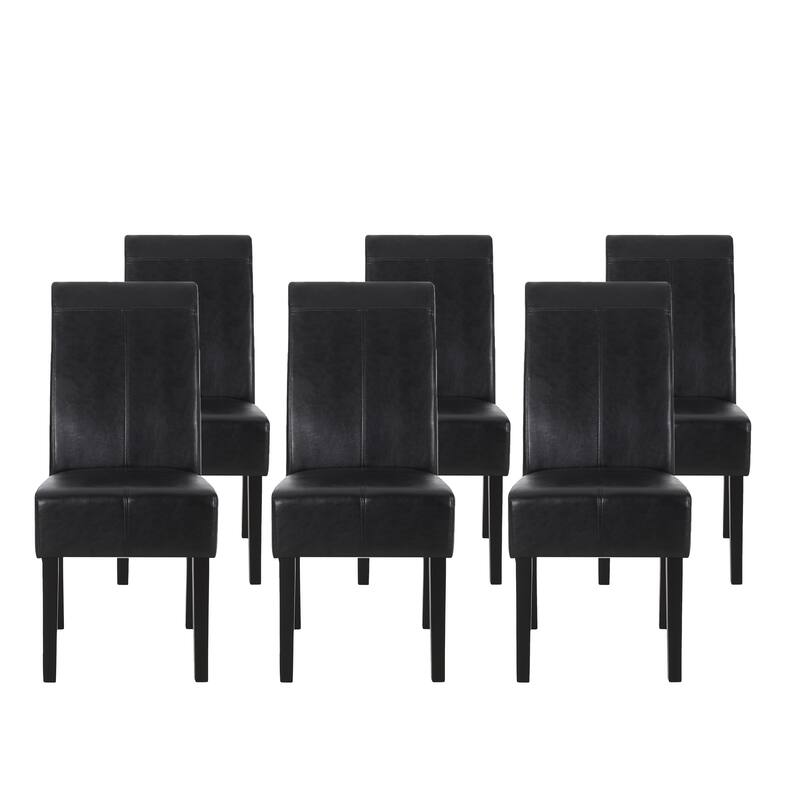 Pertica Upholstered TStitch Dining Chairs (Set of 6) by Christopher