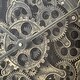 preview thumbnail 5 of 3, Yosemite Home Decor Classic Chic Wall Clock with Gears - 3.8 x 28 x 28
