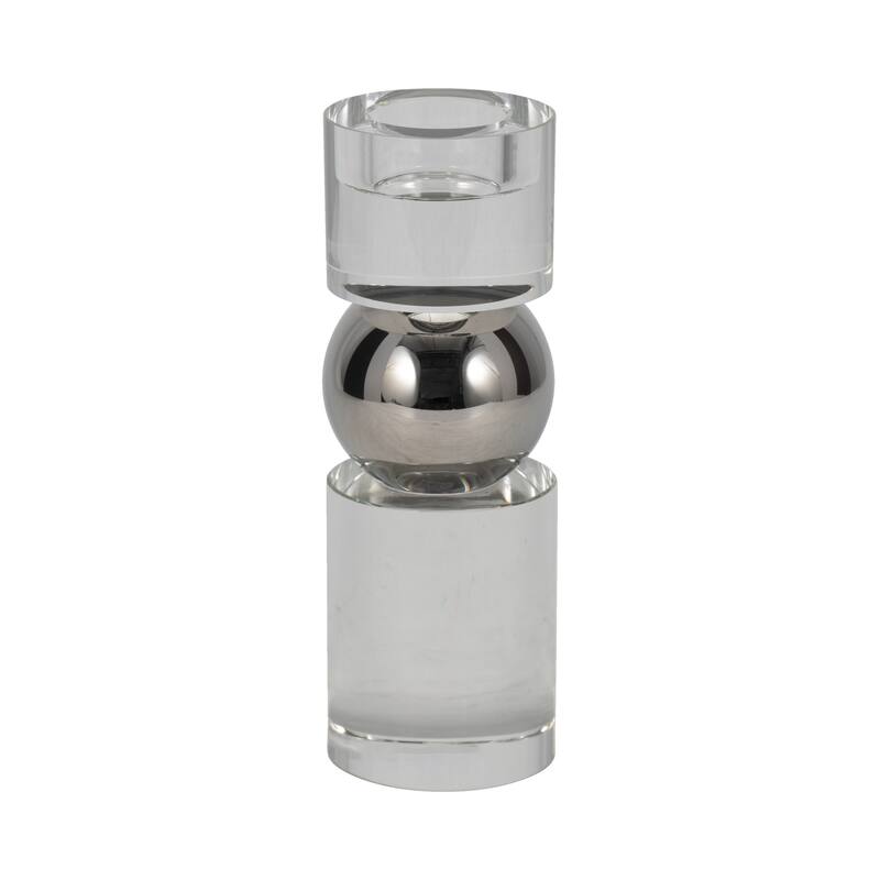 Candle Holder - Crystal Modern Cylinder Taper