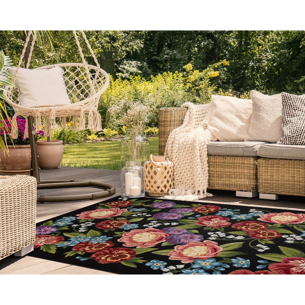 Liora Manne Marina Secret Garden Indoor/Outdoor Area Rug