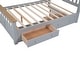 preview thumbnail 26 of 24, Full Wood Platform Bed with Drawers - Classic Pine Wood Construction