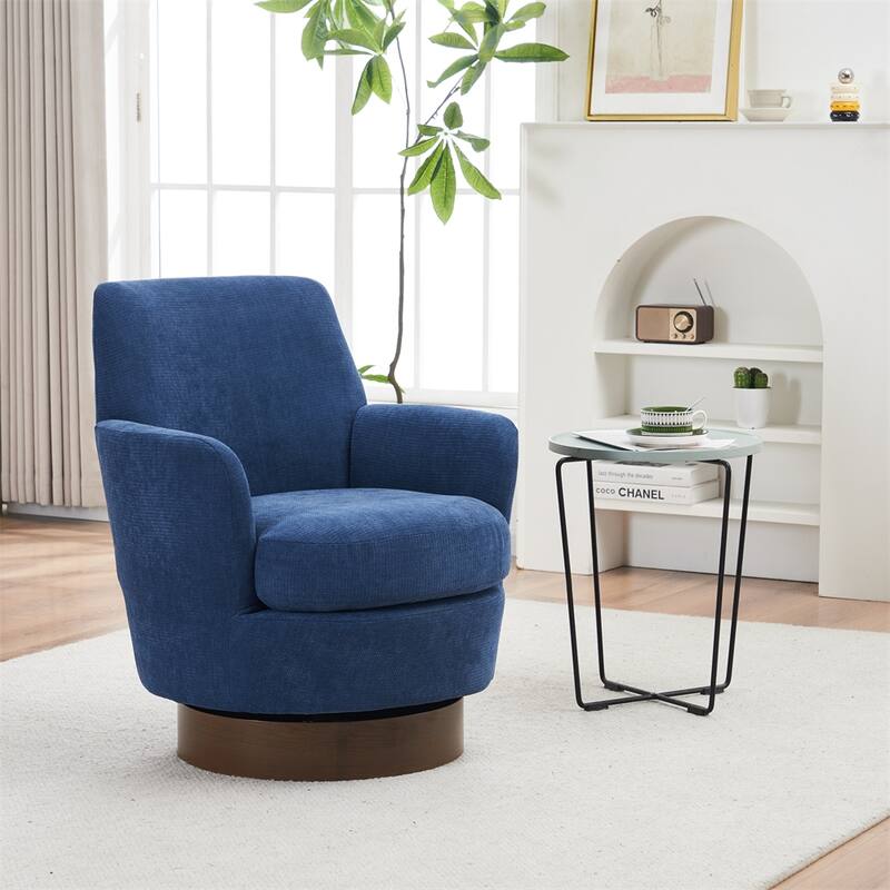 Swivel Barrel Chair,Swivel Accent Chairs Armchair,Round Barrel Chairs