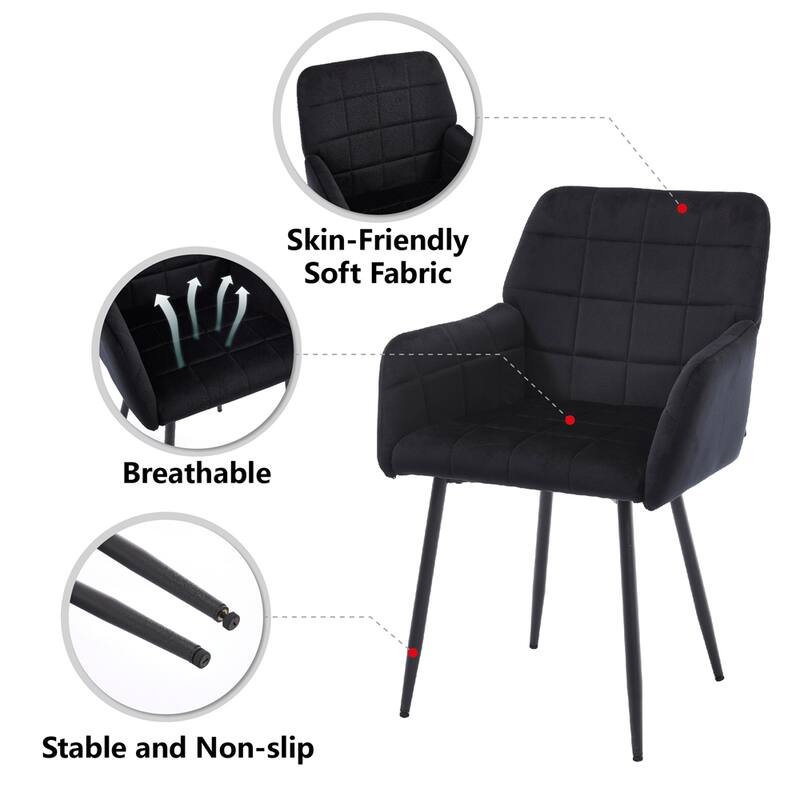 Dining Chairs,Upholstered Kitchen Chairs with Comfortable Seat