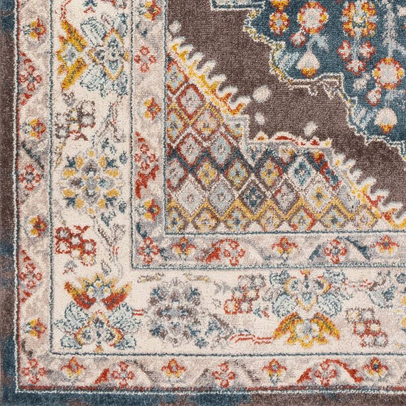 Artistic Weavers Elmas Traditional Persian Medallion Area Rug