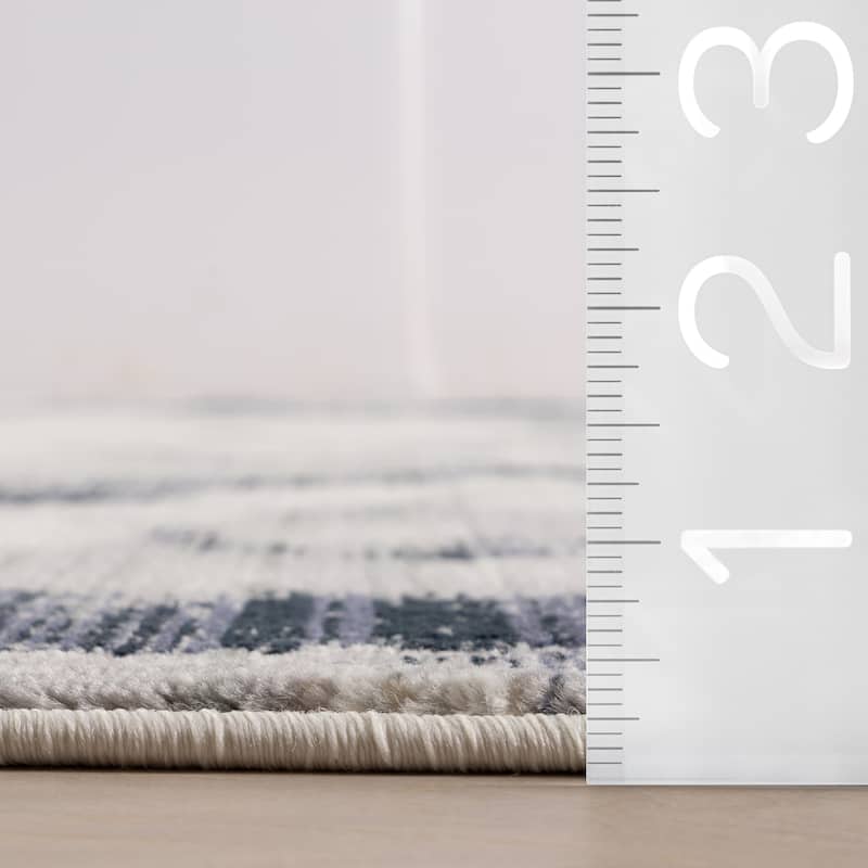 Nuloom Penelome Plush Abstract Contemporary Area Rug