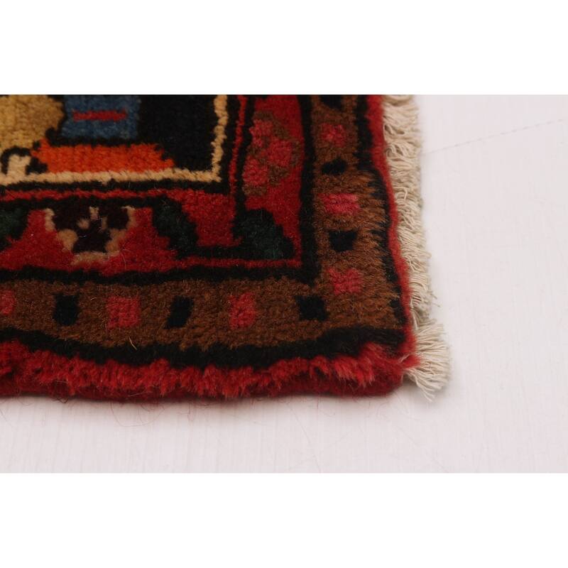 ECARPETGALLERY Hand-knotted Andelz Red Wool Rug - 5'0 x 6'6