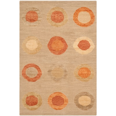 SAFAVIEH Hand-knotted Santa Fe Ghislaine Modern Wool Rug