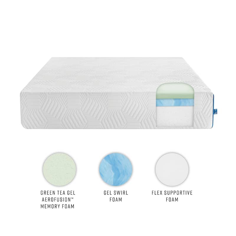 Bodipedic Comfort 3-Layer Support 12-Inch Memory Foam Mattress