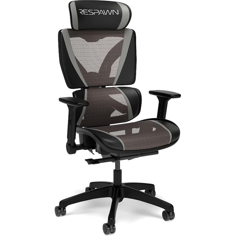 RESPAWN SPECTER Ergonomic Mesh Office Chair, High Back Home PC Computer Desk Gaming Chair - Grey