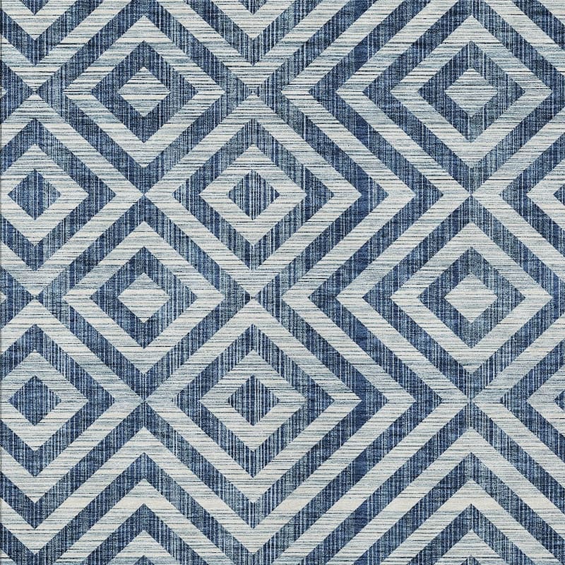 HomeRoots Geometric Transitional Rectangle Outdoor Rug