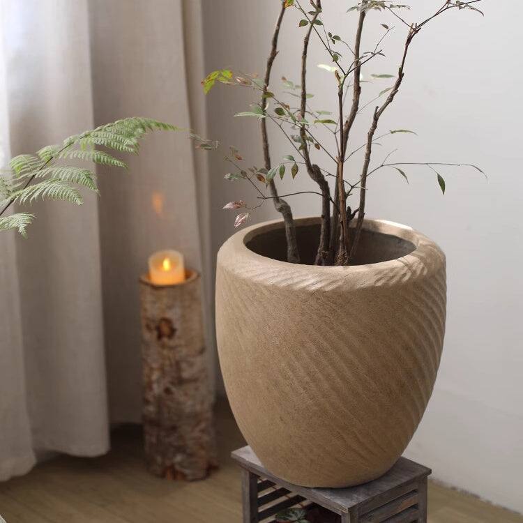 RusticReach Comtemporary Swirl Planter