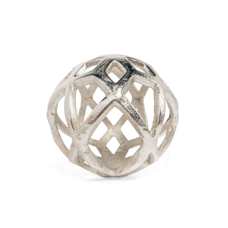 Vyan Decorative Metal Orb Sculpture