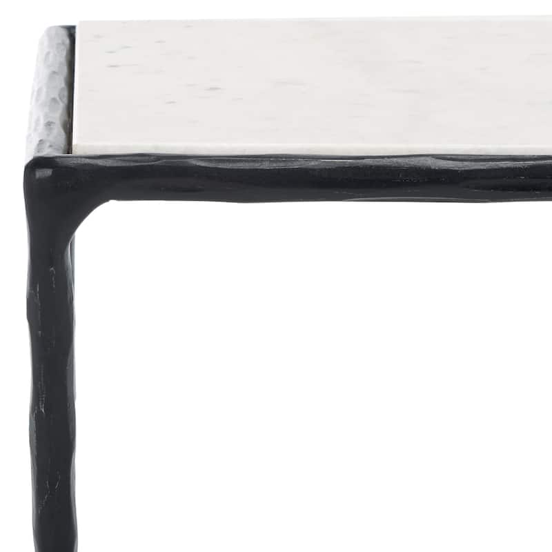 SAFAVIEH Couture Debbie Squareuare Metal Accent Table - 18Wx18Dx20H