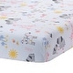 preview thumbnail 4 of 8, Lambs & Ivy Jazzy Jungle 3-Piece Safari Animals Pink Baby Crib Bedding Set