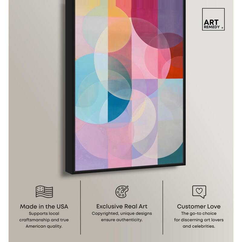 Oneiric Circles I Canvas by Art Remedy