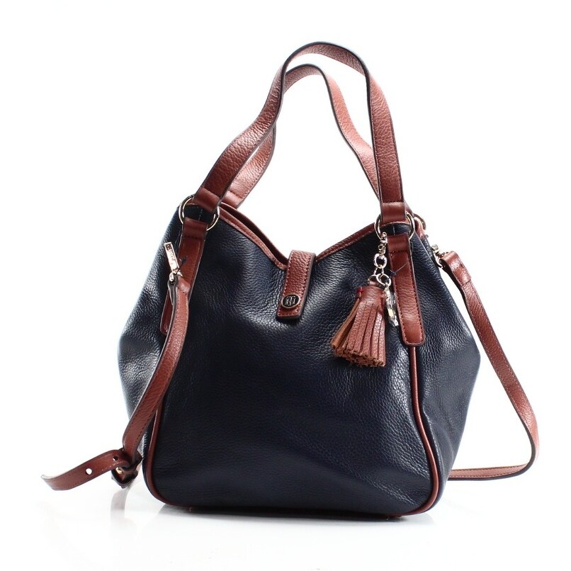 tommy hilfiger navy blue purse