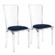 Option Clear - Navy Blue Padding