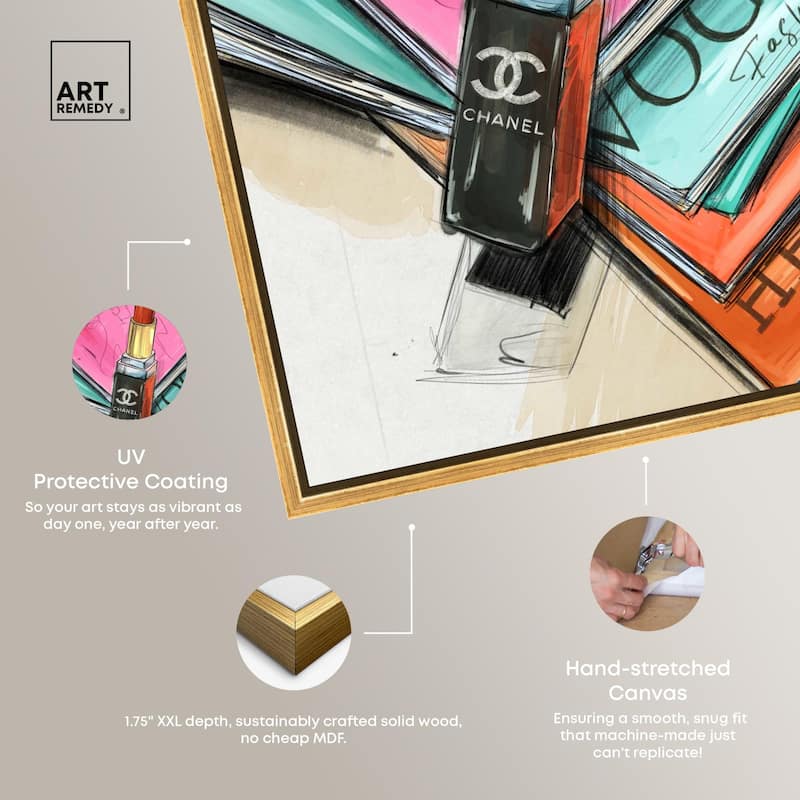 Fashion Sketches Canvas by Art Remedy