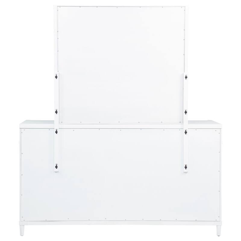 Gracemont 8-drawer Bedroom Dresser Cabinet White