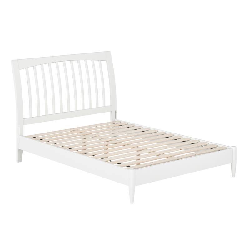 Orleans Solid Wood Low Profile Sleigh Platform Bed