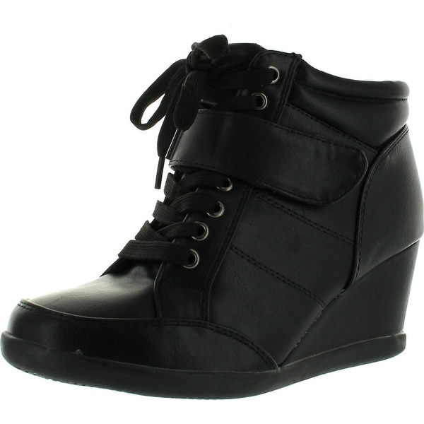 wedge lace up shoes