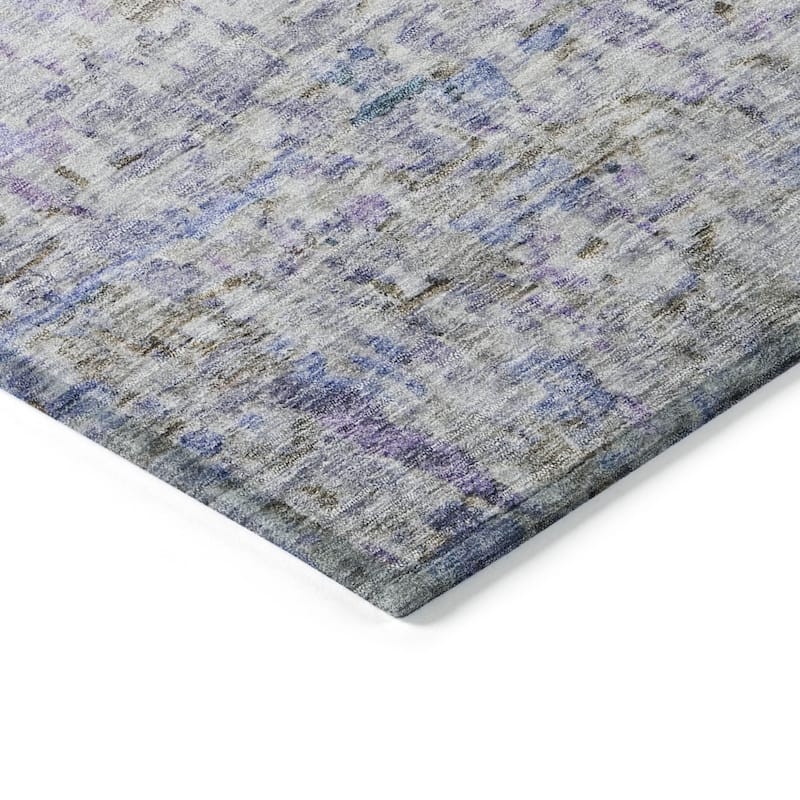 HomeRoots Striped Transitional Rectangle Outdoor Rug