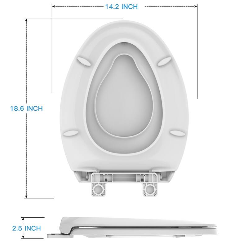 2 in 1 Toilet Seat for Toddlers and Adults