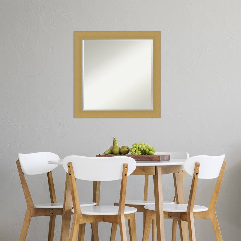 Beveled Wall Mirror - Grace Brushed Gold Frame - Grace Brushed Gold