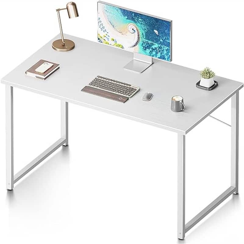 Modern Simple Style Desk for Home Office - White