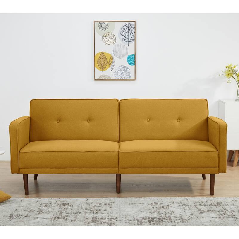 Artdeco Home Moreno Convertible Sofa - Mustard