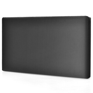 PU Leather Wall-mounted Upholstered Headboard - 35" x 21" x 3"(L x W x H)