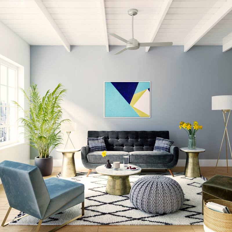 Hunter 52" and 44" Presto Ceiling Fan w/ Wall Control - Contemporary, Industrial, Scandinavian