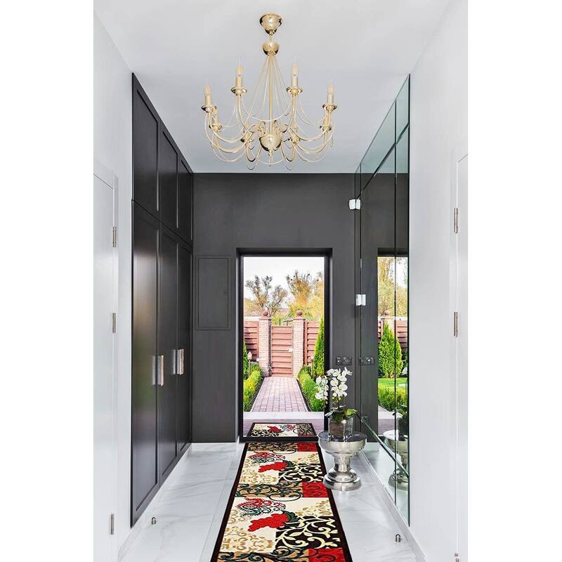 Gloria NonSlip Rubber Back Kitchen and Hallway Rug NonSkid Runner