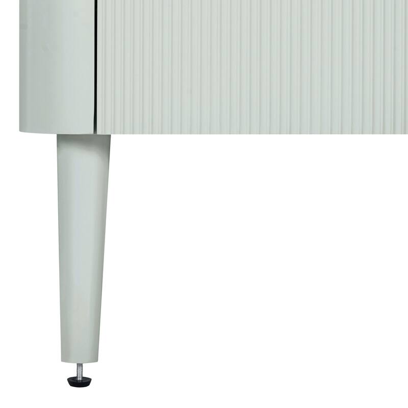 Haley Bathroom Vanity in Soft Sage with Alluring Quartz Top