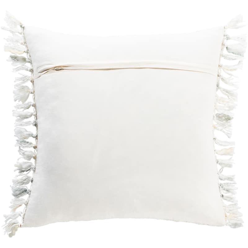 Selah Striped Fringe Throw Pillow