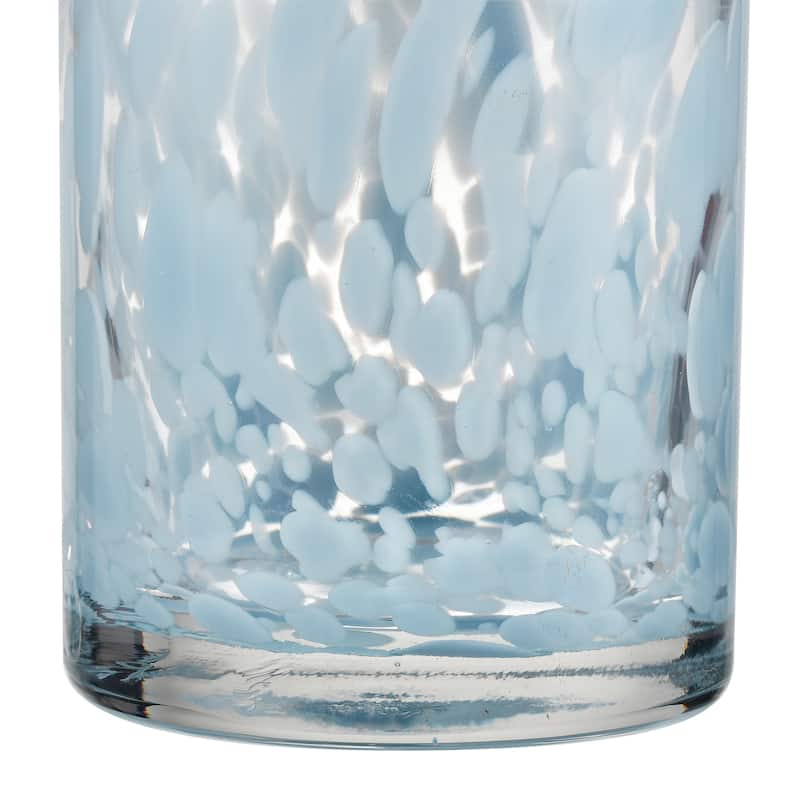 Elk Home Casta Light Blue Finish Glass 3 Inch Wide Vase