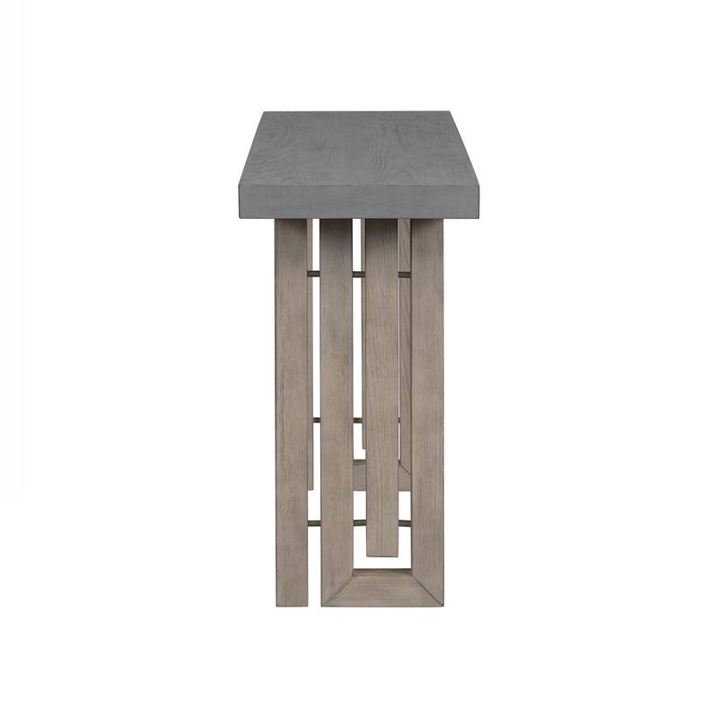 Console Table with Distinctive Side Shapes, Suitable for Entryway, Hallway, Living Room, Foyer, Corridor