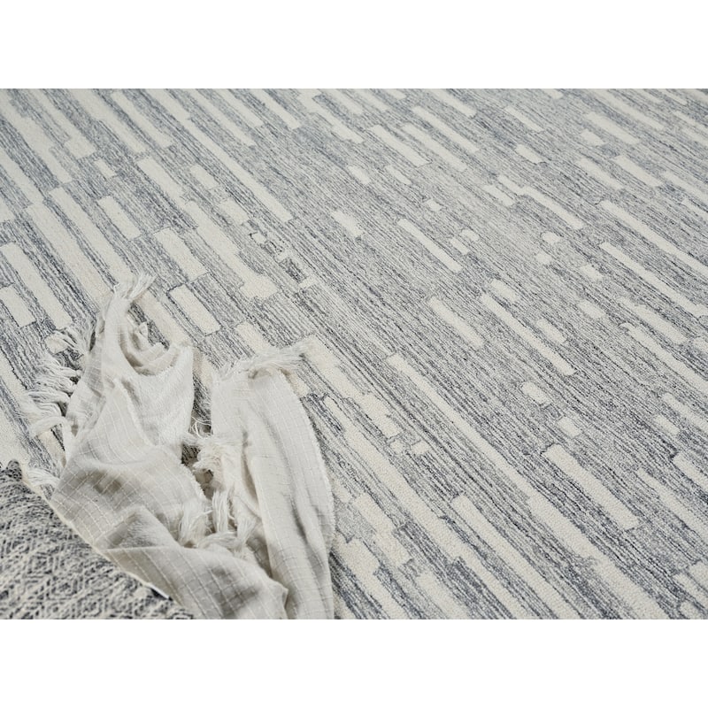 Exquisite Rugs Carmel Handmade Hand-tufted New Zealand Wool on Canvas Natural Gray/Ivory Area Rug