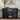 Tempering Glass Door Buffet Sideboard Black Cabinet with 2-Door & 2-Drawer