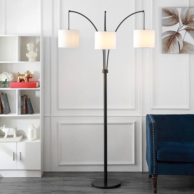 SAFAVIEH Lighting Prina 81-inch LED 3-light Floor Lamp - 53" W x 28" L x 80.5" H